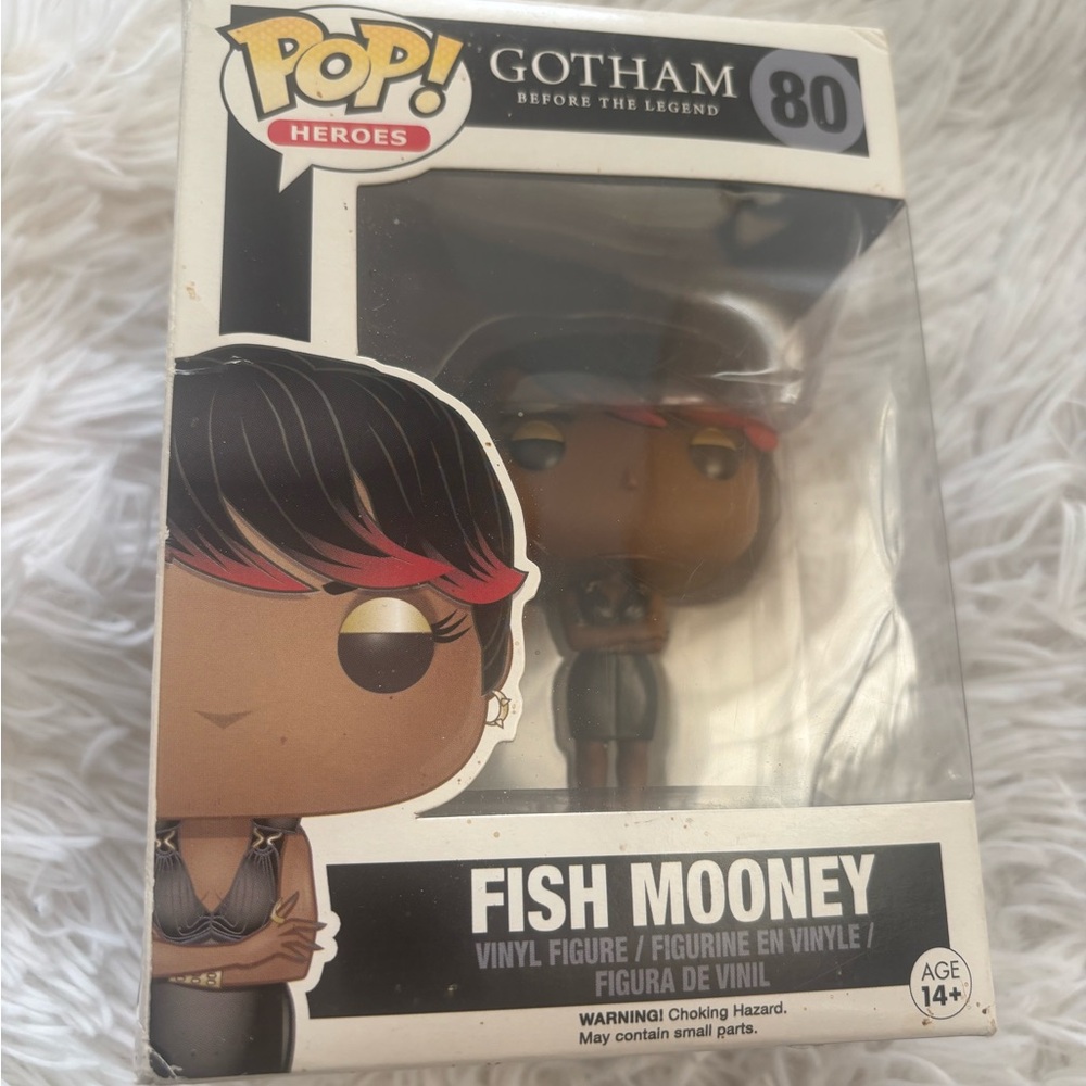 Funko Pop Heroes Gotham Fish Mooney #80 Vaulted Box Wear
